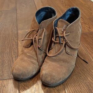 Toms Tan Ankle Boots
